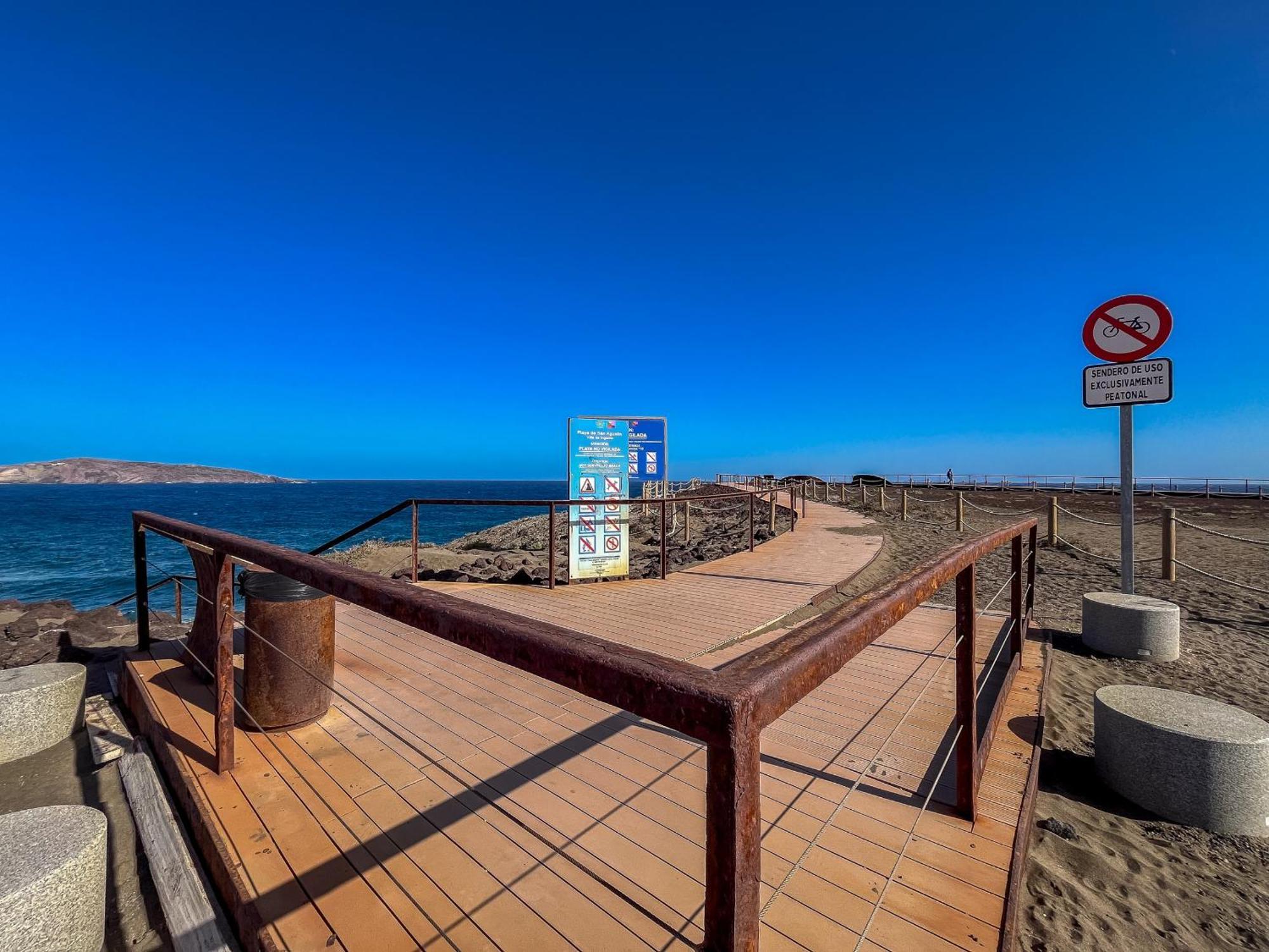 Playa El Burrero Con Terraza Y Solarium Privado Apartment Ingenio Exterior photo